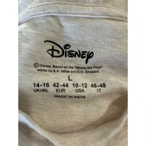 Disney Winnie the Pooh Pajama Set Size L‎ Sleepwear Loungewear - Picture 4 of 5